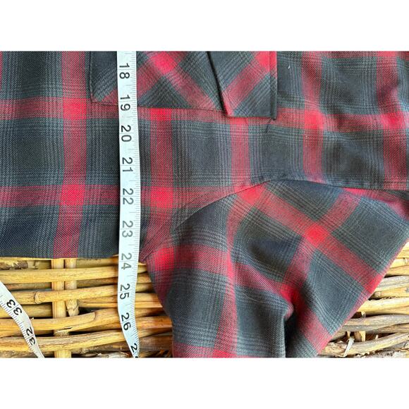 Dixxon X Snap-On Limited Edition Men's  Red black Buffalo Plaid Flannel Large - Picture 10 of 12